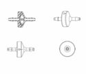 4pc 1/8" Viton/Kynar Standard Check Valves Univers