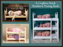 Whimsical Newborn Baby Photo Prop Posing Doll Bed 