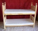 Stackable American Made Baby Girl Doll Bunk Bed an