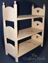 Stackable American Made Triple Doll Bunk Bed Three