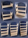 STACKABLE AMERICAN MADE BUNK BED FOR GIRL SINGLE D