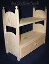 Stackable American Doll Bunk Bed and Trundle Sleep