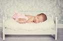 Whimsical Newborn Baby Photo Prop Posing Doll Bed 