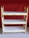 Stackable American Made Triple Doll Bunk Bed and M