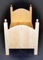 Stackable Single 23" My Twinn Wood Doll Bed Unfini