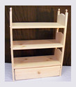 Stackable American Doll Triple Bunk Bed Trundle Sl