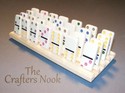 8 Domino Holders Rack Mexican Train Chicken Foot H