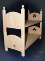 Stackable Doll Bunk Bed with Ladder 2 Beds America