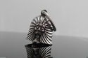 AMERICAN MOTORCYCLE RIDER PEWTER CHOPPER BELL 