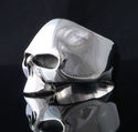 925 STERLING SILVER PISTON KEITH RICHARD SKULL JAW