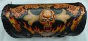CARVED SKULL FLAME MOTORBIKE LIVE TO RIDE OUTLAW F