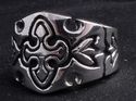 Solid Sterling Silver Tribal Tattoo Ladies RinG SZ