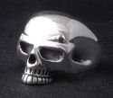 Sterling Silver KEITH RICHARD SKULL BIKER Ring sz 