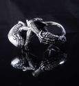  Stainless Steel Amazing Alien Space Biker Ring US