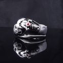 316l Stainless Steel skull with a sword crossed Bi