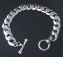 CUSTOM 925 SILVER SMOOTH LINK SKULL CLASP LIVE TO 