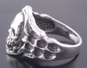 Sterling 925 Silver Skull Bone Rockstar Lowrider R