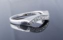 Sterling 925 Silver Zirconia Elegant Ladies Ring U