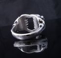 STAINLESS STEEL HEART HOLDING HAND BIKER CHOPPER R