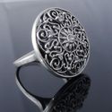 925 STERLING SILVER  LADIES TRIBAL SUN  RING  US s