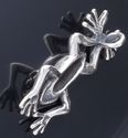 925 STERLING SILVER FROG  LIVE TO RIDE CHOPPER PEN