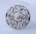 925 STERLING SILVER  LADIES TRIBAL SUN  RING  US s