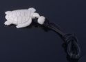 CARVED BUFFALO BONE TURTLE NECKLACE WITH STRING AD