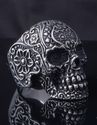 STAINLESS STEEL AMAZING TRIBAL FLOWER SKULL CHOPPE