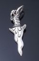 925 STERLING SILVER MEDIEVAL DAGGER LIVE TO RIDE B