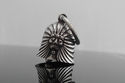 AMERICAN MOTORCYCL INDIANFEATHER  PEWTER BIKER BEL
