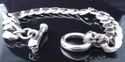 CUSTOM 925 SILVER SMOOTH LINK SKULL CLASP LIVE TO 