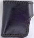 BIFOLD CARVED GOTHIC CROSS FLOWER CALF LEATHER WAL