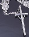 925 Sterling Silver Crucifix Gothic Cross Rosary 5