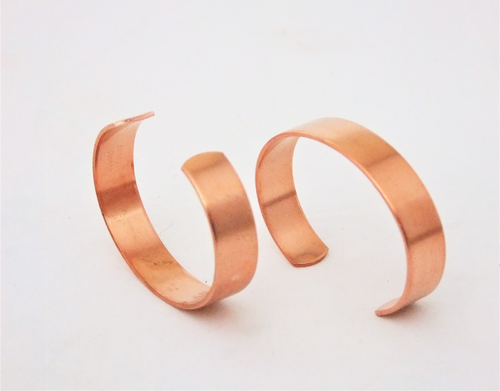 Raw Copper Bracelet Cuff Blanks For Jewelry Making 1/2 inch Pkg Of 2 eBay