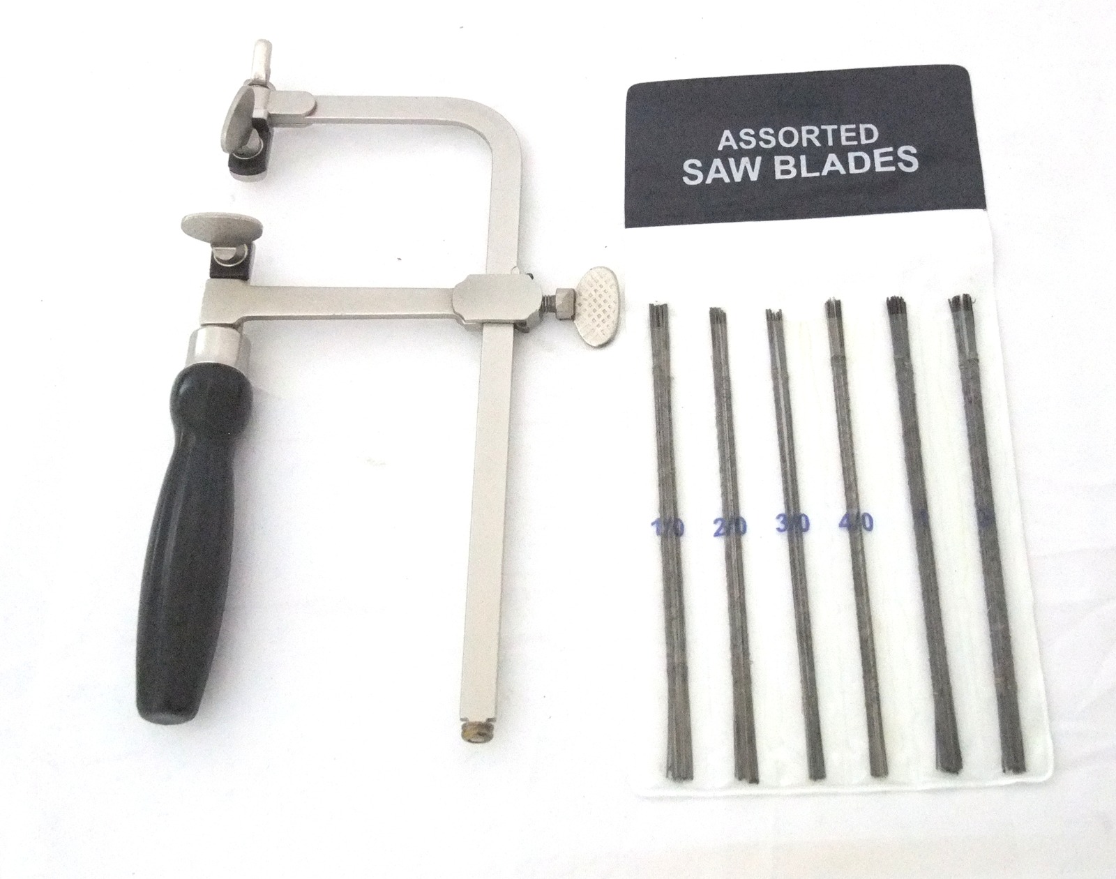 German Style Adjustable Saw Jeweler's Saw With 144 Assorted Cut Blades