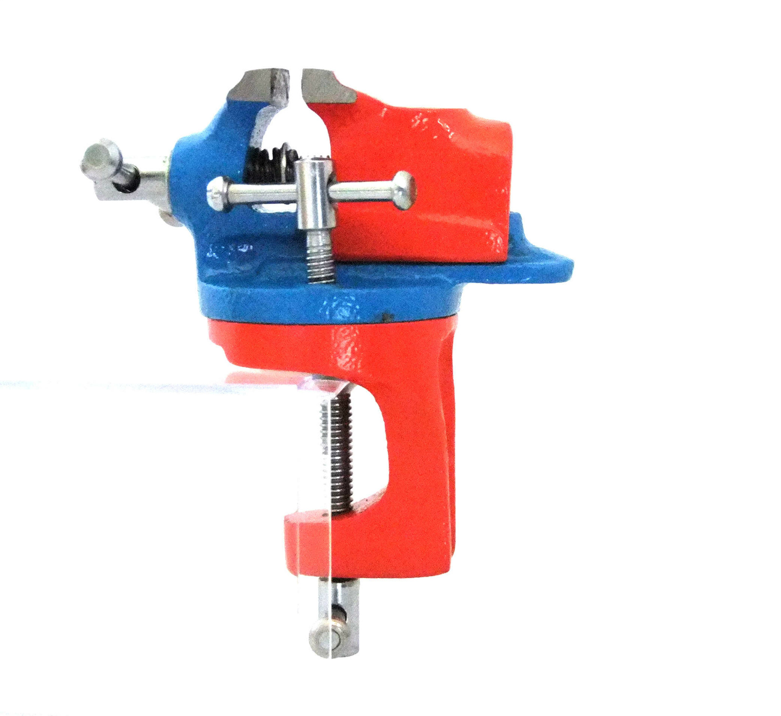 Smooth Jaw Clamp On Bench Style Revolving Crafters Vise eBay