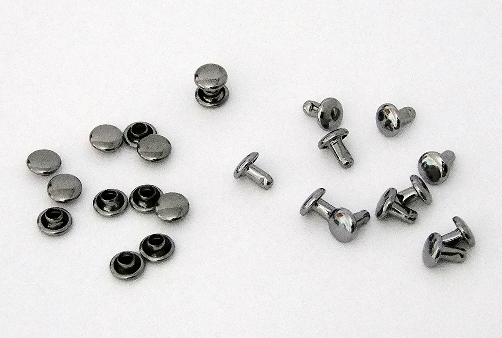 6mm Diameter Gunmetal Plated Compression Rivets Package of 12 eBay