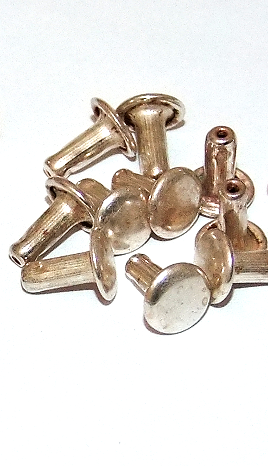 6mm Diameter Silver Plated Compression Rivets Package of 12 eBay