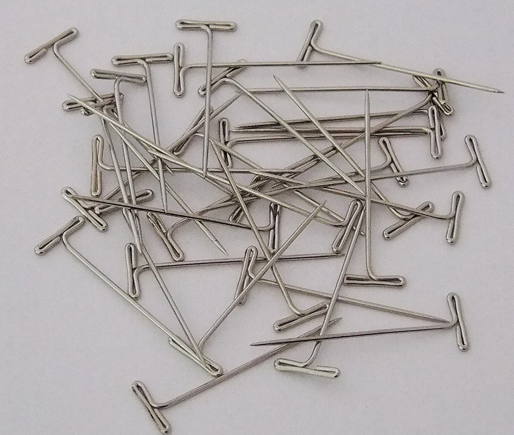 Package Of 35 T-Pins For Macrame Boards Etc. | eBay