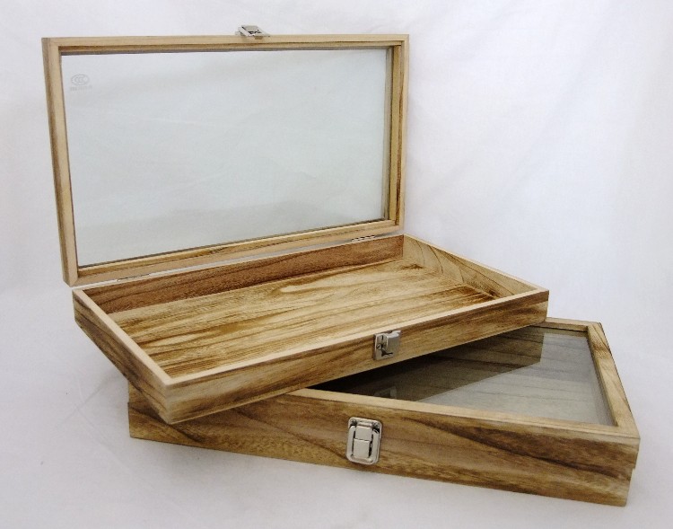 Download Rustic Wood Glass Top Display Case Antique Oak Color Display Case ctvoterscount Business ...