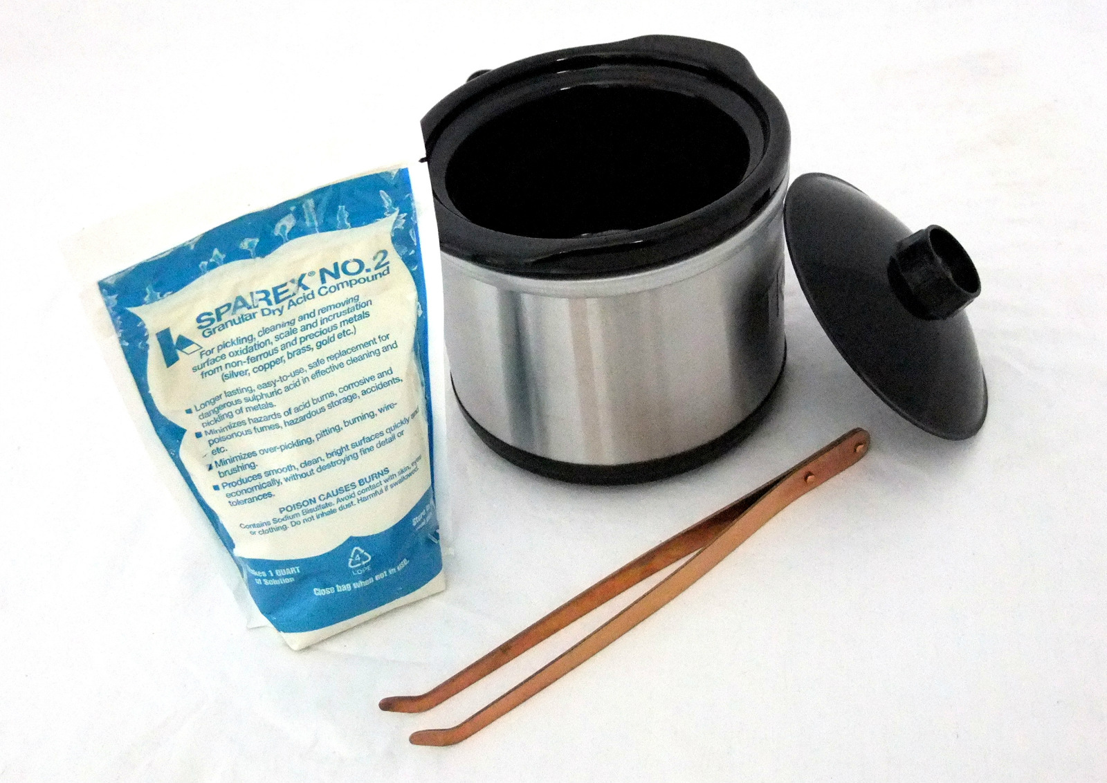 Pickle Pot Kit (Includes Pickle Pot, Tongs, & Pickling Compound) eBay