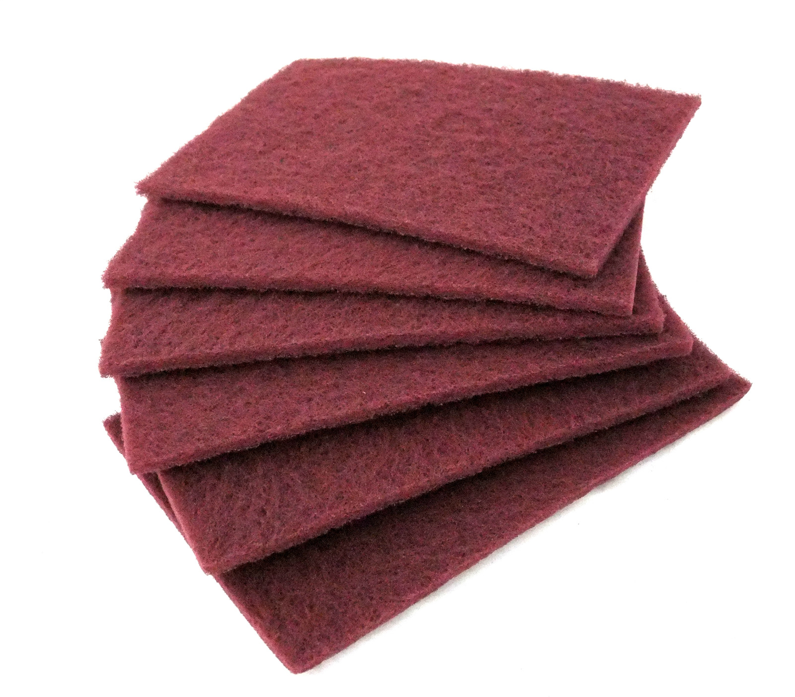Satin Finish Buff Polishing Pads 6x9 Inch Red Very Fine Package Of 6 eBay