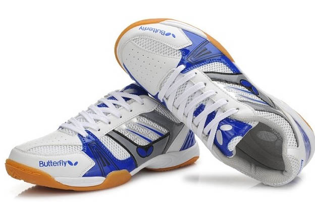 New, Blue Butterfly Ping Pong//Table Tennis Shoes//Trainers UTTP-1