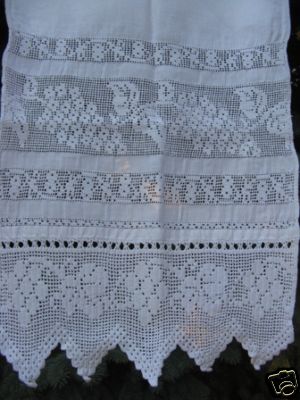 Helga_777 : RARE Ukrainian Rushnyk Poltavska myreschka White&White