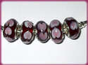 5 ABALORIOS DE MURANO Y PLATA925 COMPATIBLE CON PA