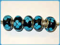 5 ABALORIOS DE MURANO Y PLATA925 COMPATIBLE CON PA