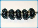 5 ABALORIOS DE MURANO Y PLATA925 COMPATIBLE CON PA