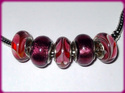 5 ABALORIOS DE MURANO Y PLATA 925 PARA PANDORA