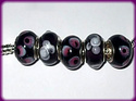 5 ABALORIOS DE MURANO Y PLATA 925 PARA PANDORA