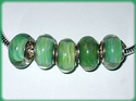 5 ABALORIOS DE MURANO Y PLATA 925 PARA PANDORA